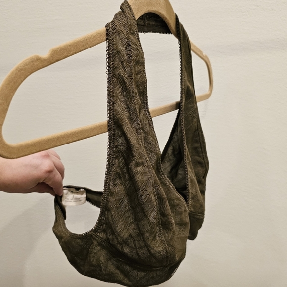 Urban Outfitters Pins & Needles Bralette Olive Green - Picture 4 of 12